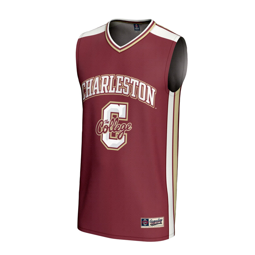 Charleston Cougars Spirit Basketball Jersey - Maroon
