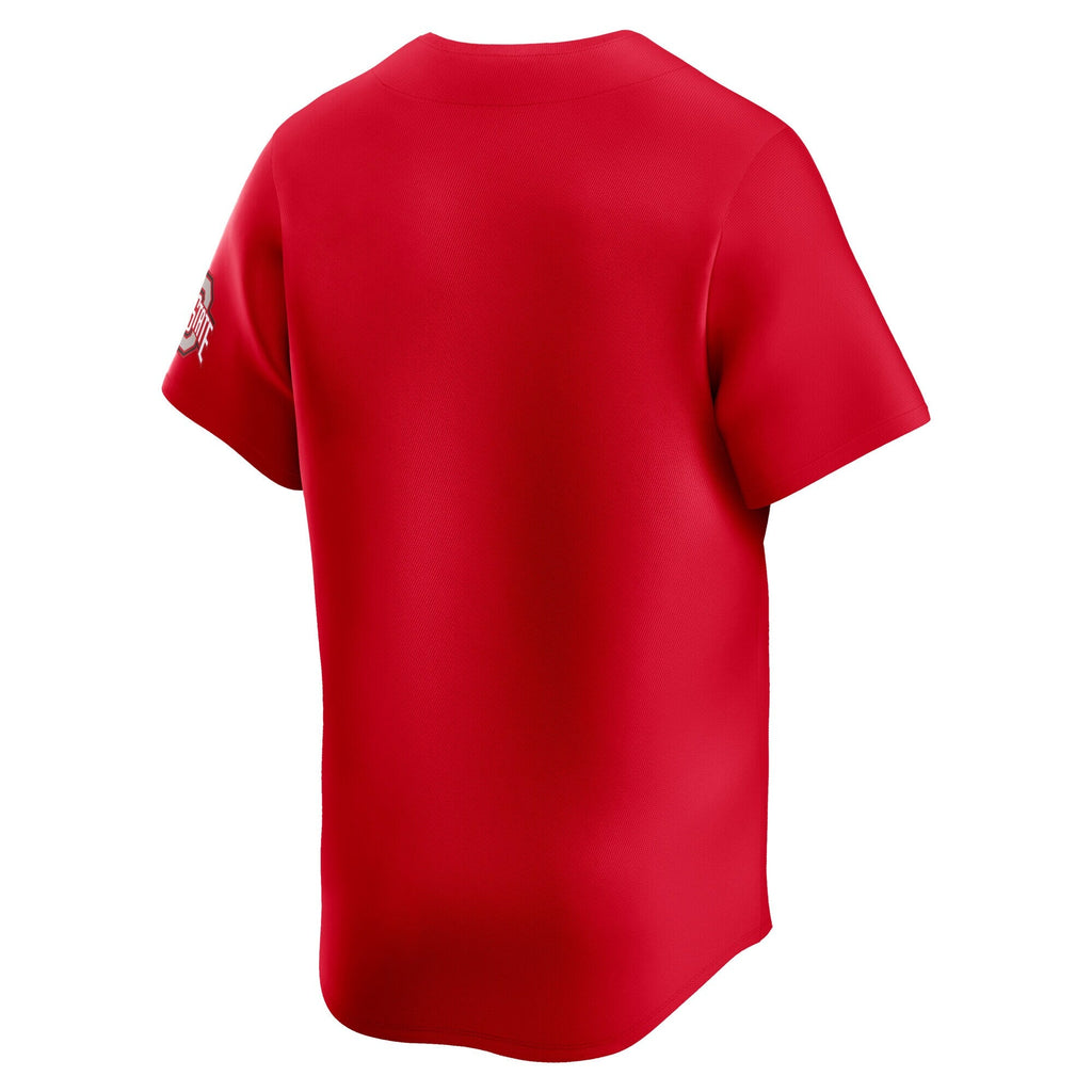 Scarlet Ohio State Buckeyes Baseball Limited Jersey