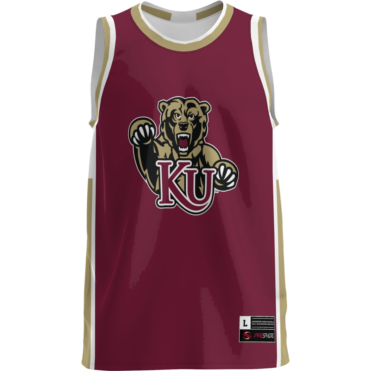 Kutztown Golden Bears Lightweight Basketball Jersey - Maroon