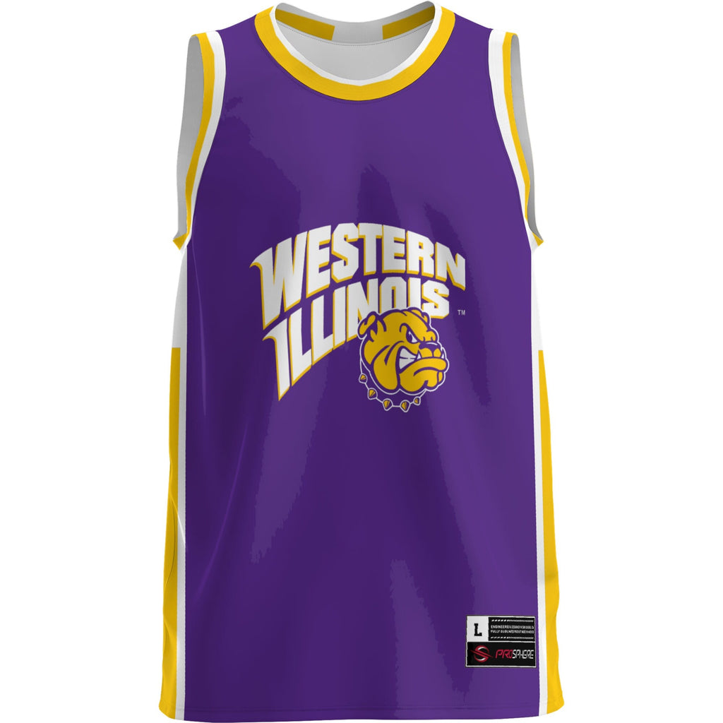 Western Illinois Leathernecks Lightweight Basketball Jersey - Purple
