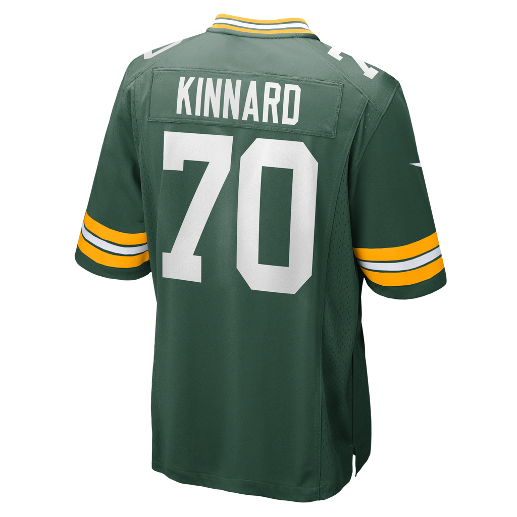 Green Bay Packers Darian Kinnard Green Team Game Football Jersey