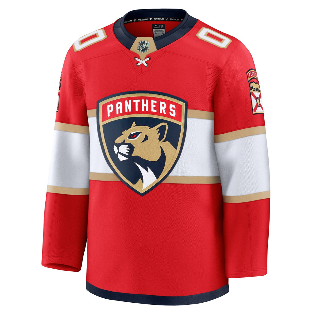 Florida Panthers Red Home Premium Custom Jersey