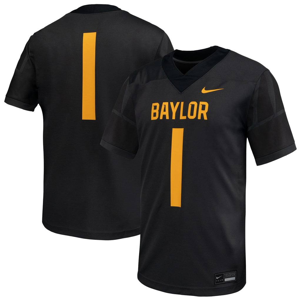 Anthracite Baylor Bears Untouchable Replica Football Jersey