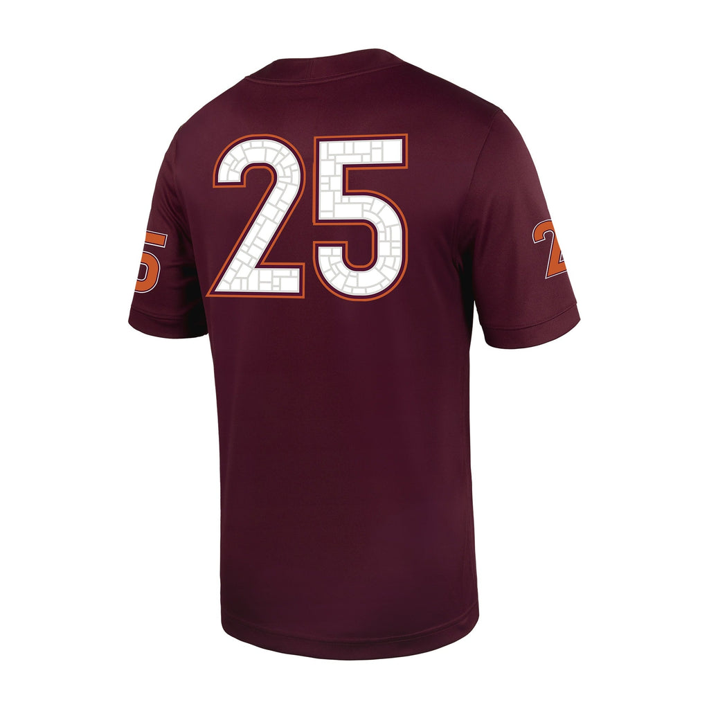 #25 Maroon Virginia Tech Hokies Untouchable Football Jersey