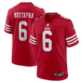 San Francisco 49ers Malik Mustapha Scarlet Game Football Jersey