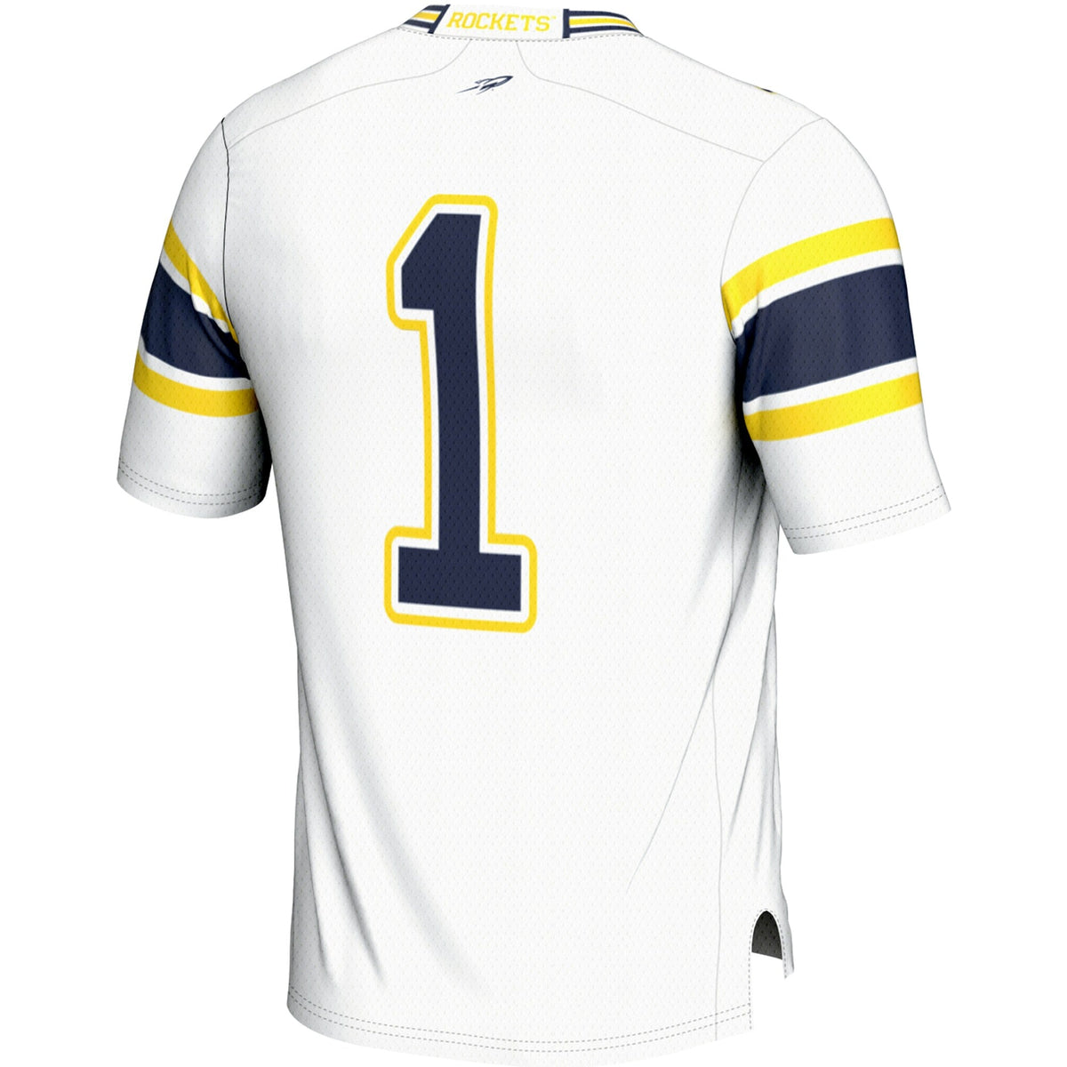 #1 Toledo Rockets Endzone Football Jersey - White