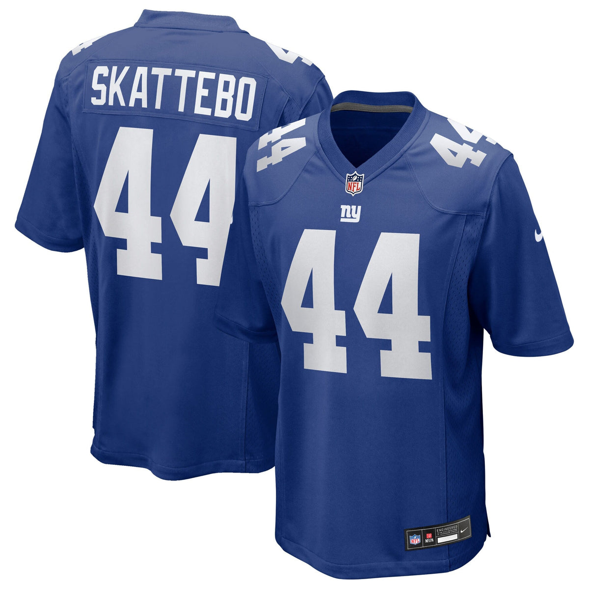 New York Giants Cam Skattebo Royal Game Football Jersey