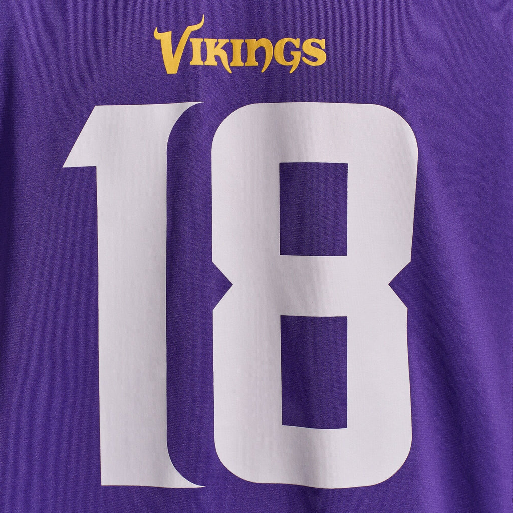 Minnesota Vikings Justin Jefferson Purple Player Game Football Jersey