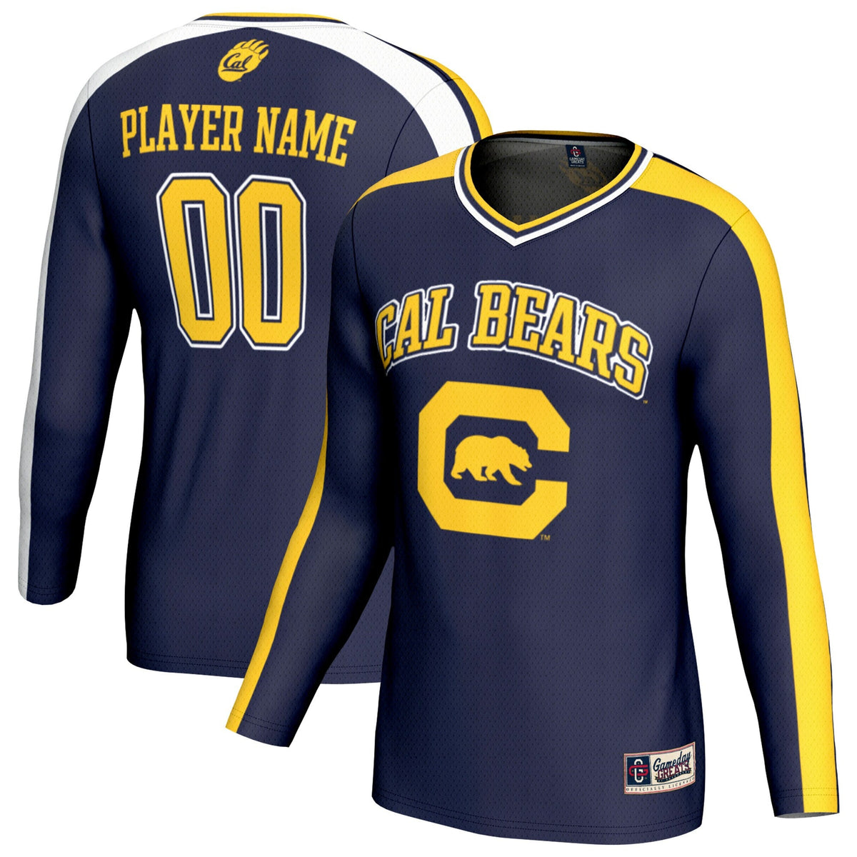 Cal Bears NIL Pick-A-Player Lightweight Collegiate Volleyball Fashion Jersey - Navy
