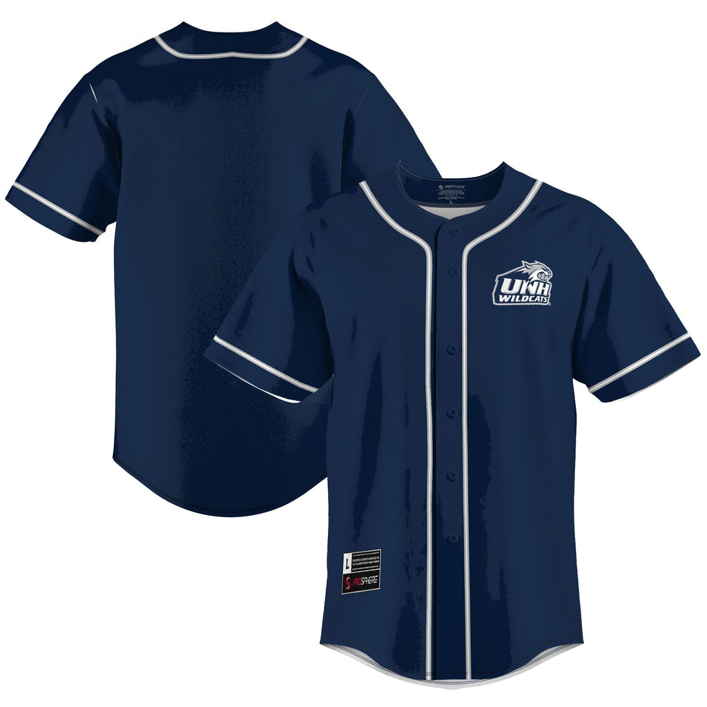 New Hampshire Wildcats Lightweight Baseball Jersey - Blue