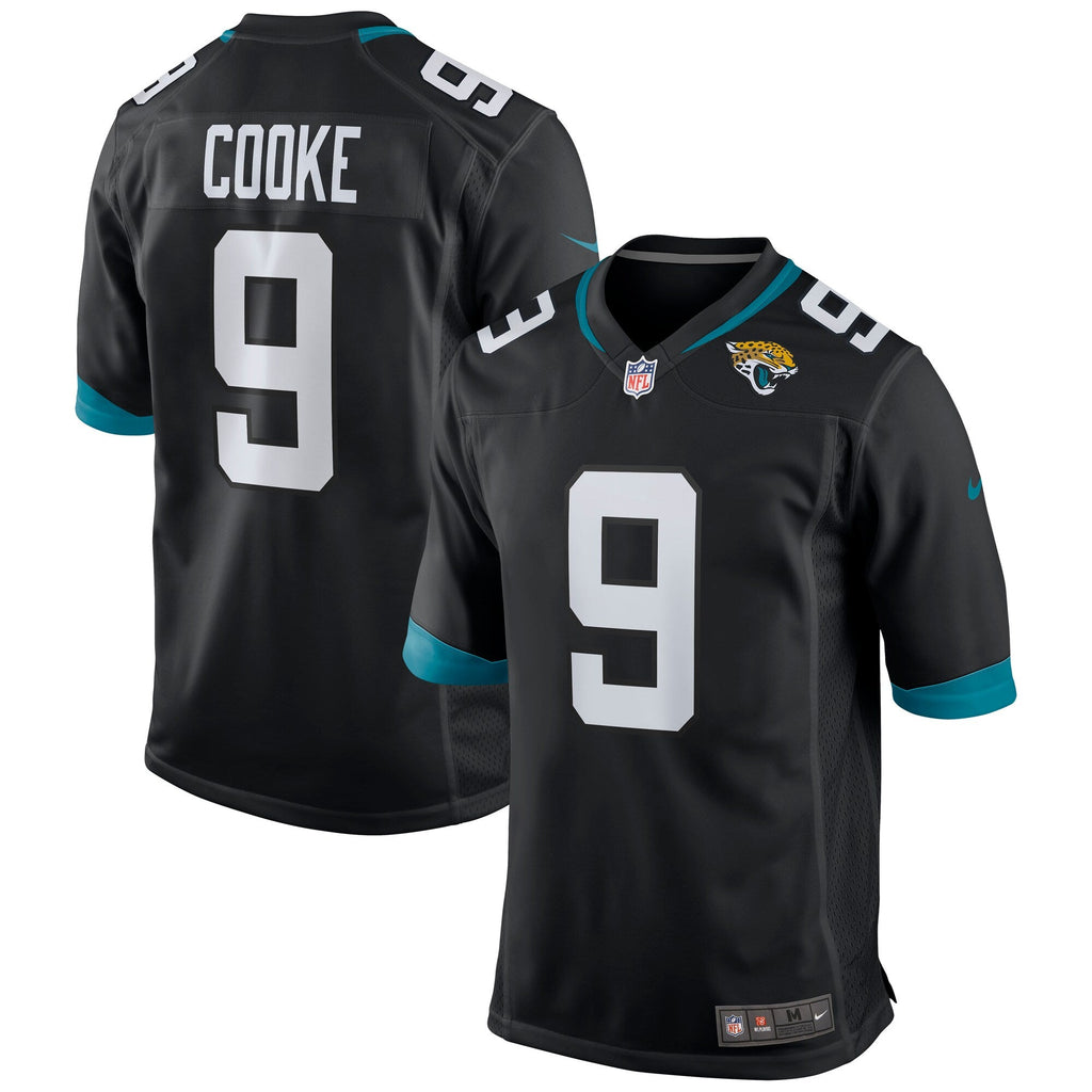 Jacksonville Jaguars Logan Cooke Black Game Football Jersey