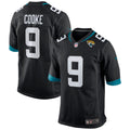Jacksonville Jaguars Logan Cooke Black Game Football Jersey