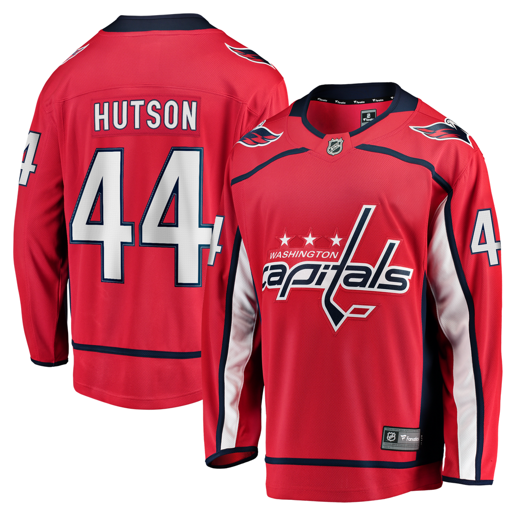 Washington Capitals Cole Hutson Red Home Breakaway Hockey Jersey