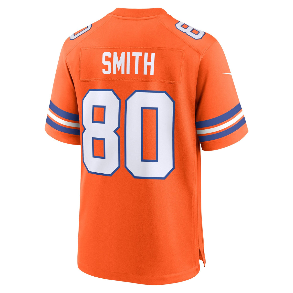 Denver Broncos Rod Smith Orange Retired Player Alternate Game Football Jersey
