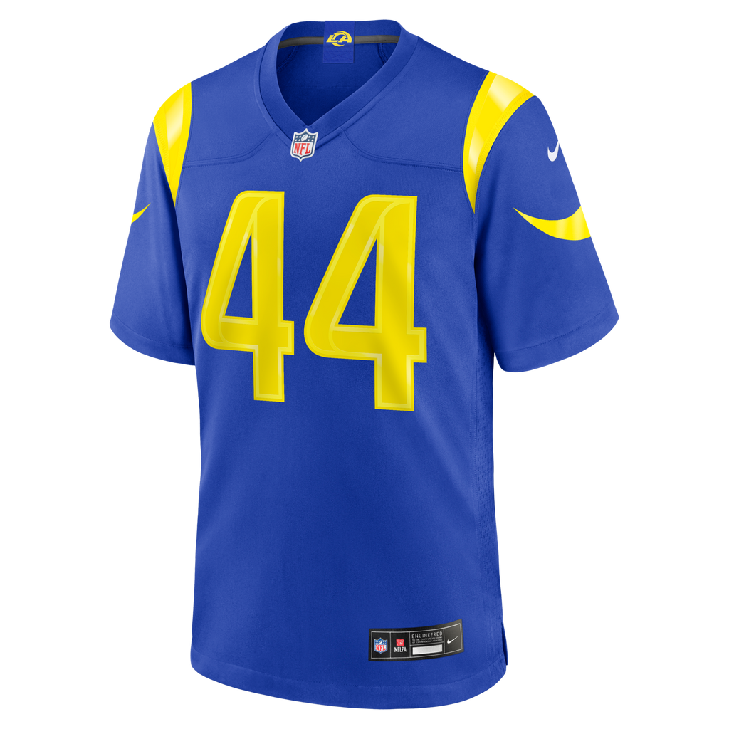 Los Angeles Rams Grant Stuard Royal Team Game Football Jersey
