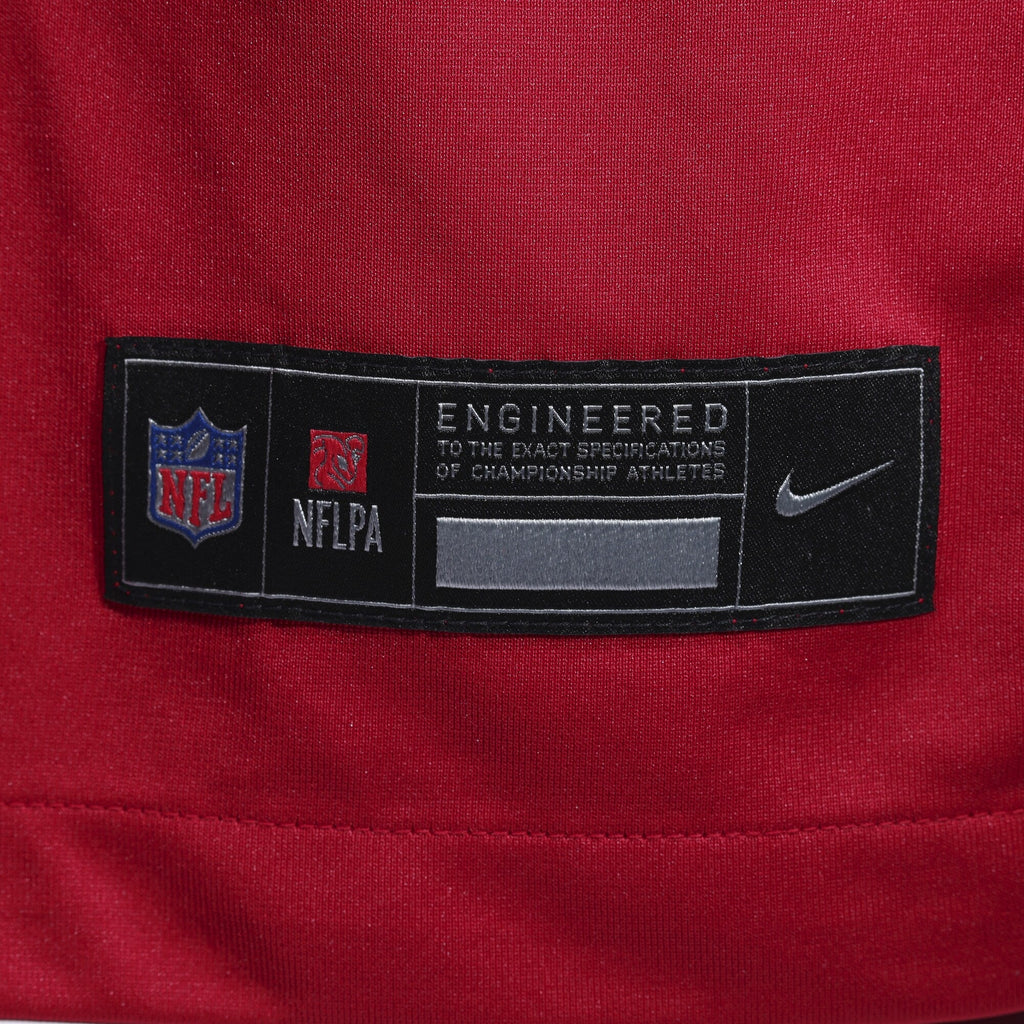 San Francisco 49ers Jon Weeks Scarlet Team Game Football Jersey