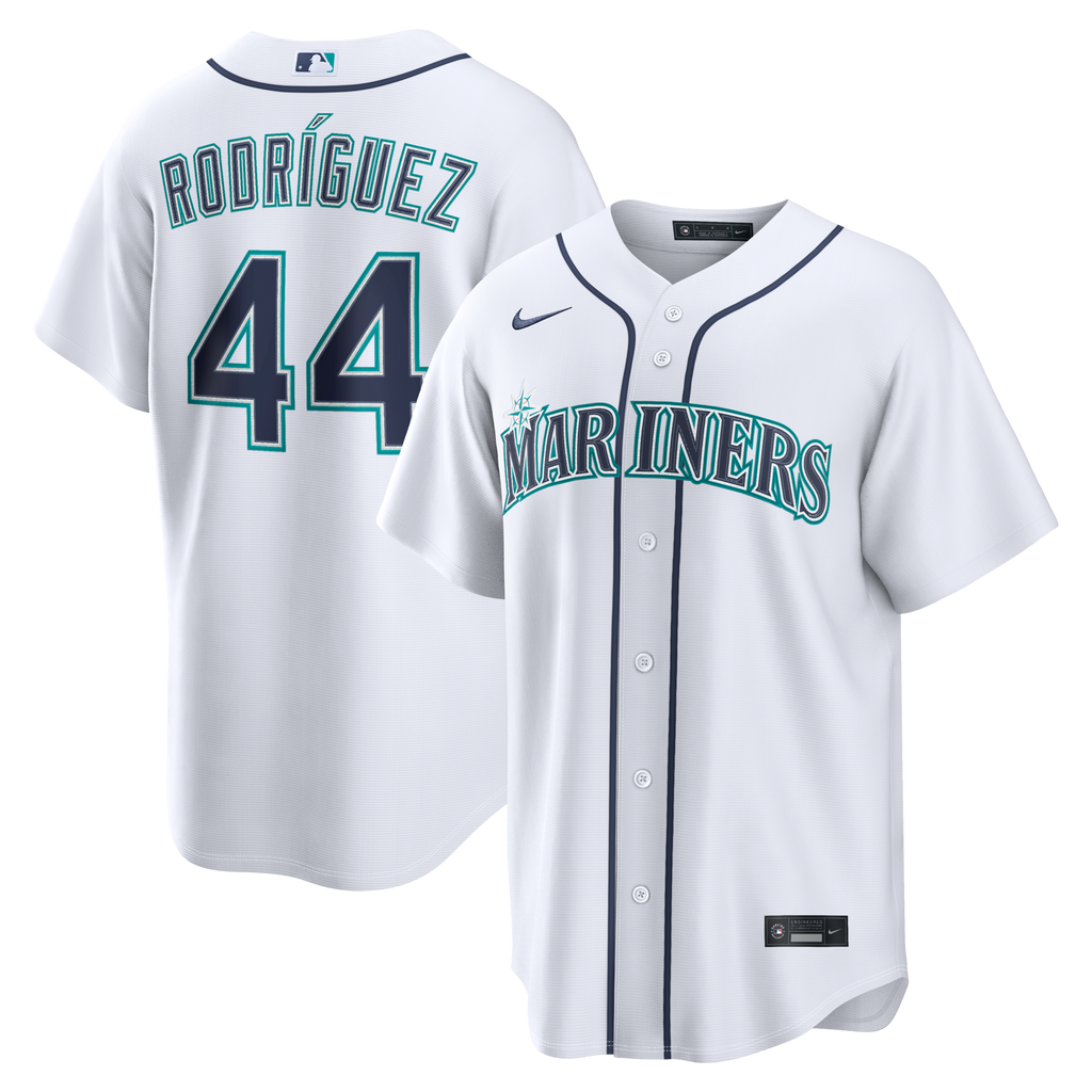 Seattle Mariners Julio Rodríguez White Home Replica Baseball Jersey