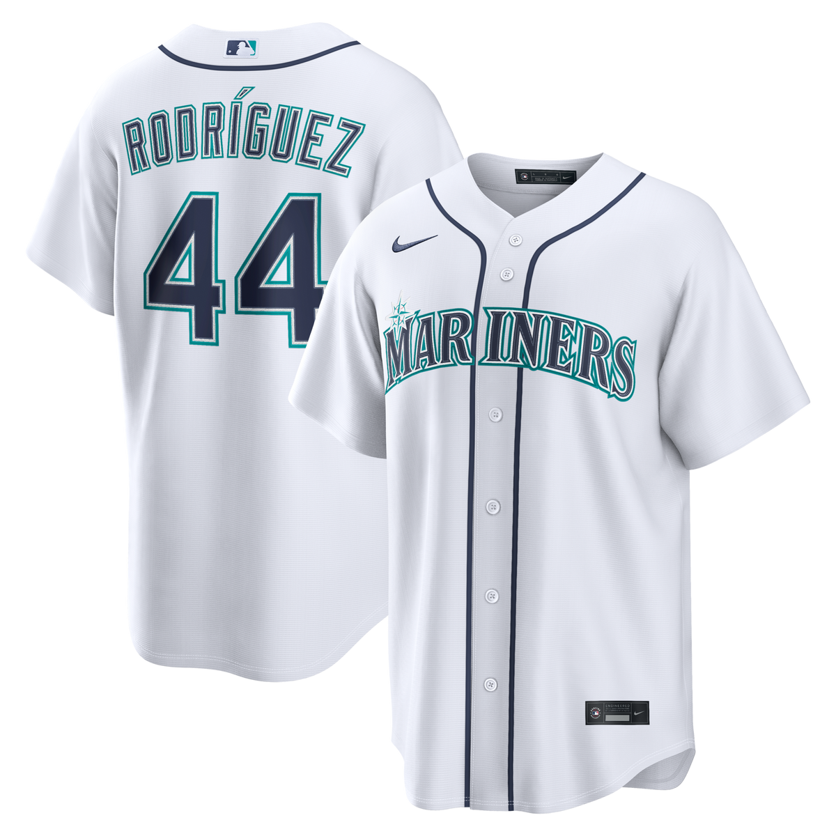 Seattle Mariners Julio Rodríguez White Home Replica Baseball Jersey