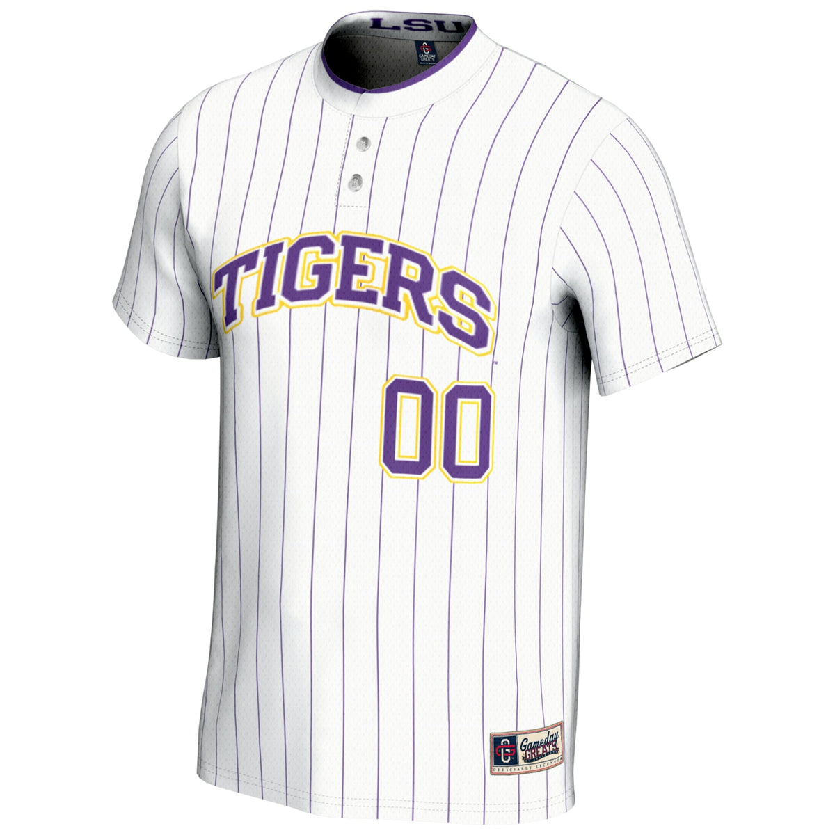 LSU Tigers NIL Pick-A-Player Lightweight Softball Jersey - White