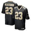 New Orleans Saints Julian Blackmon Black Team Game Football Jersey