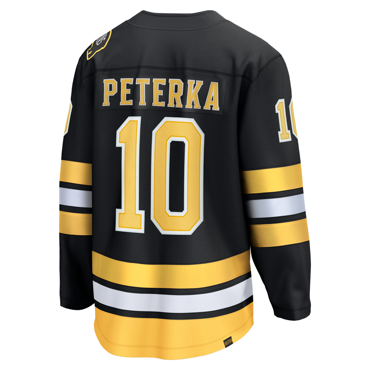 Boston Bruins JJ Peterka Black Home Breakaway Hockey Jersey