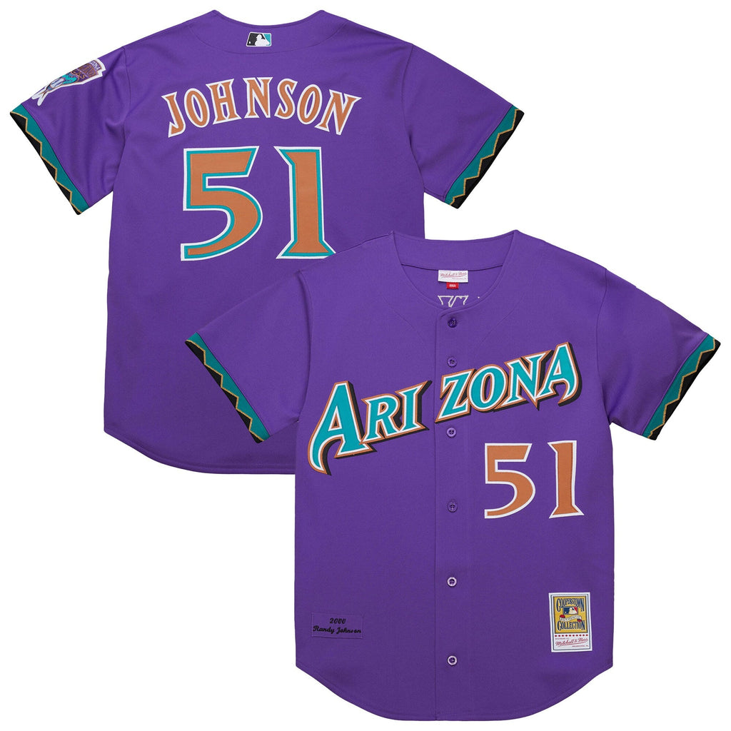 Arizona Diamondbacks Randy Johnson Purple 2000 Throwback Baseball Jersey