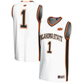 #1 Oklahoma State Cowboys Lightweight Basketball Jersey - White
