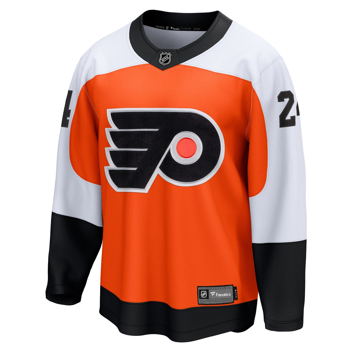 Philadelphia Flyers Nick Seeler Orange Home Breakaway Hockey Jersey