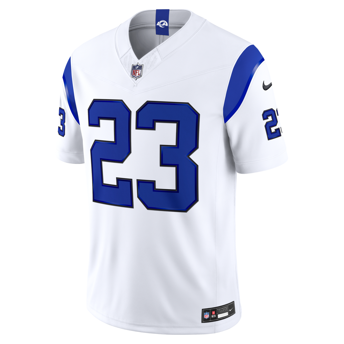 Los Angeles Rams Kyren Williams Fearsome White Vapor F.U.S.E. Stitched Limited Football Jersey