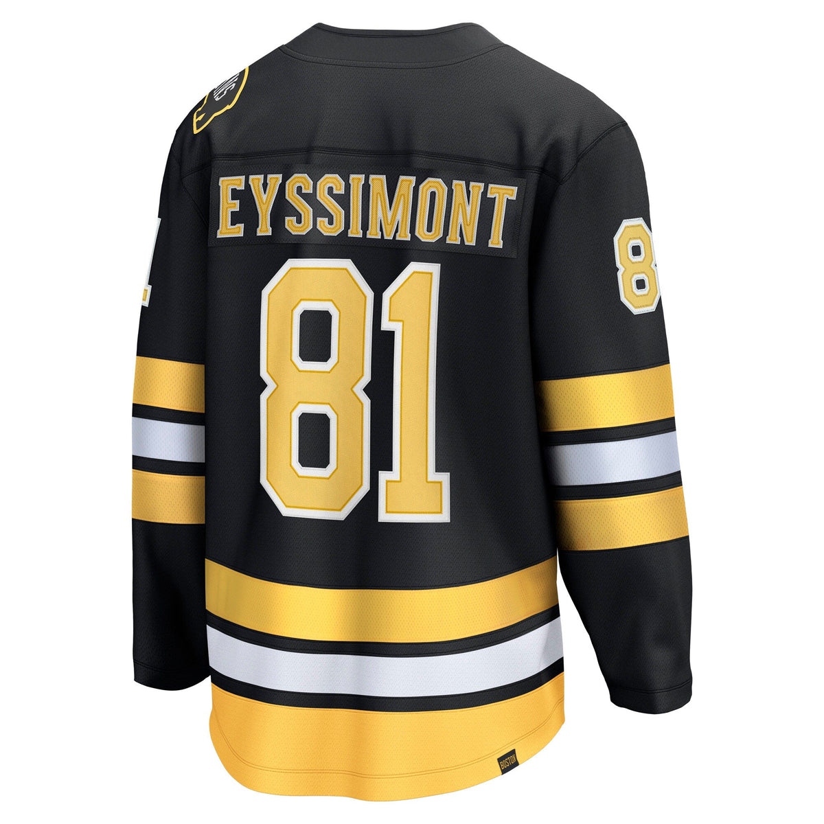 Boston Bruins Michael Eyssimont Black Home Breakaway Player Hockey Jersey