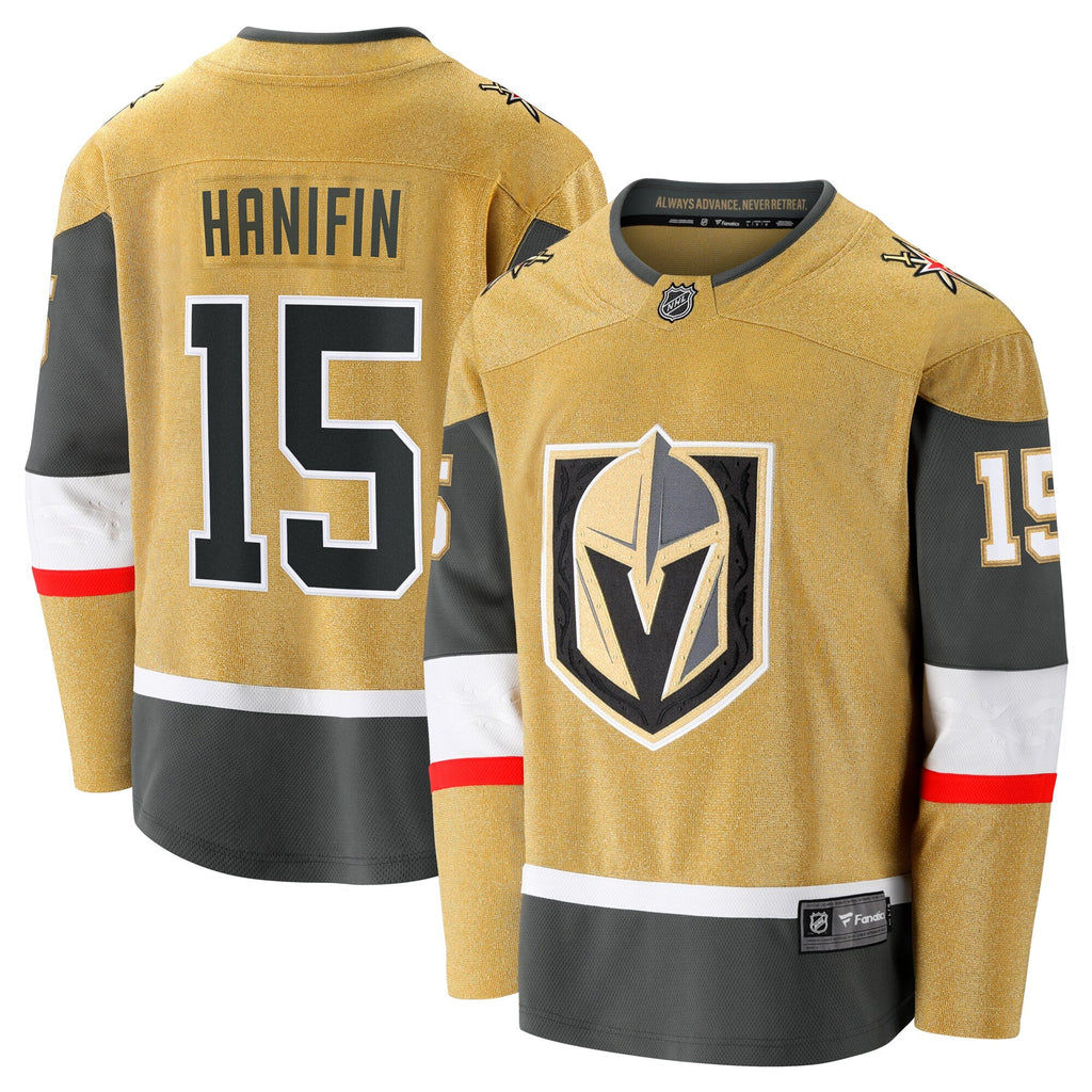 Vegas Golden Knights Noah Hanifin Gold Home Breakaway Hockey Jersey