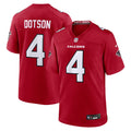 Atlanta Falcons Jahan Dotson Red Team Game Football Jersey