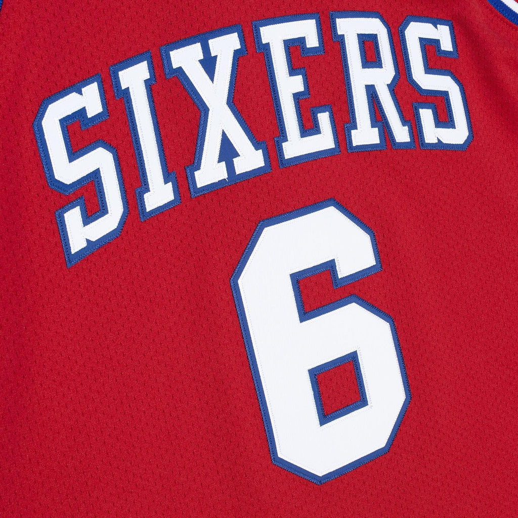 Philadelphia 76ers Julius Erving 82-83 Road Jersey - Scarlet