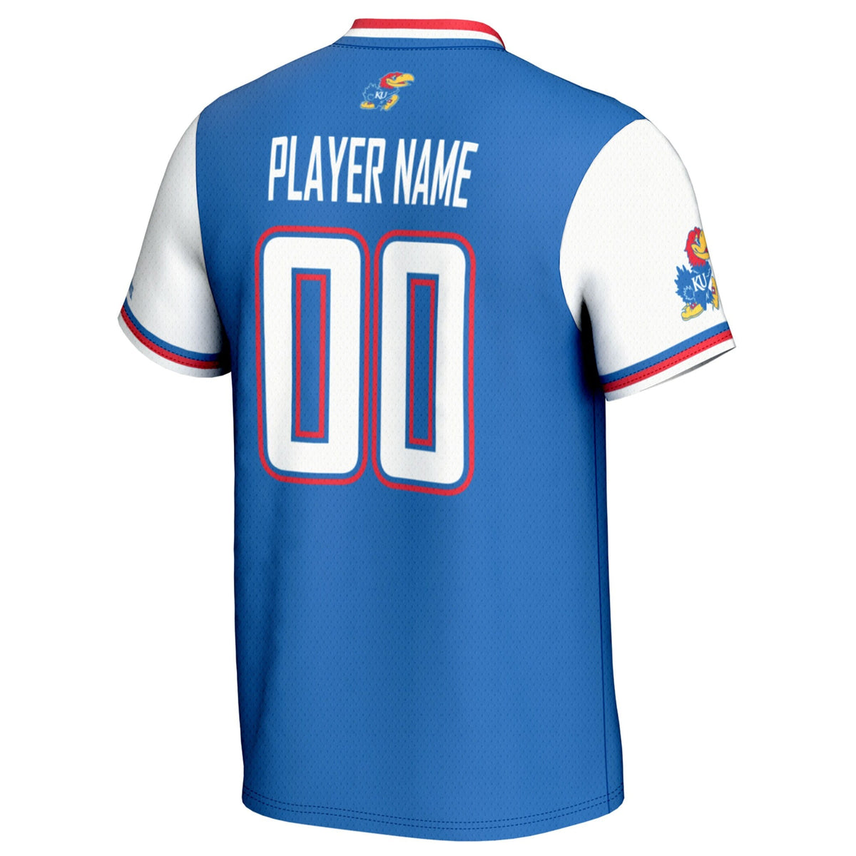 Kansas Jayhawks NIL Pick-A-Player Lightweight Softball Jersey - Royal