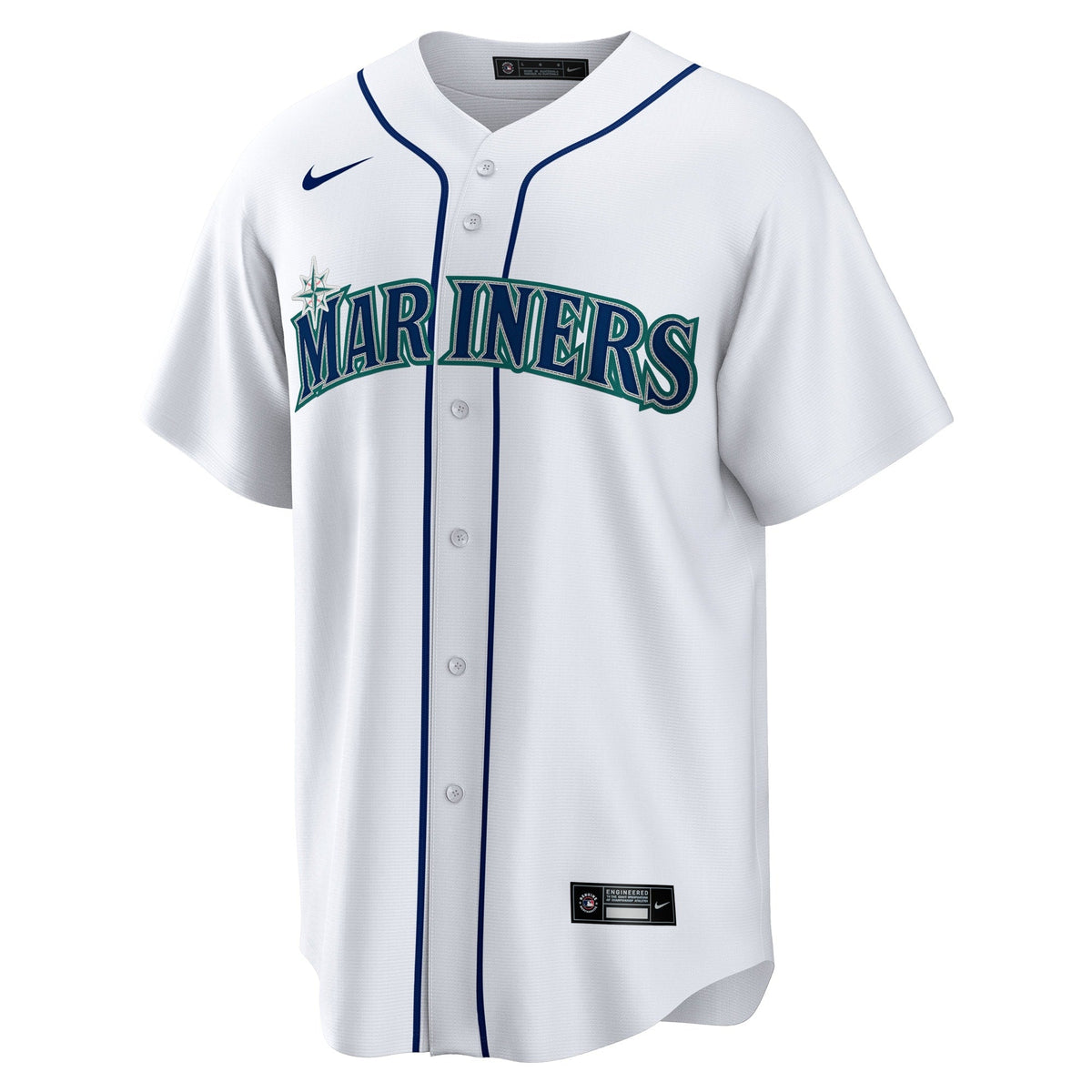 Seattle Mariners Julio Rodriguez White Home Replica Player Baseball Jersey