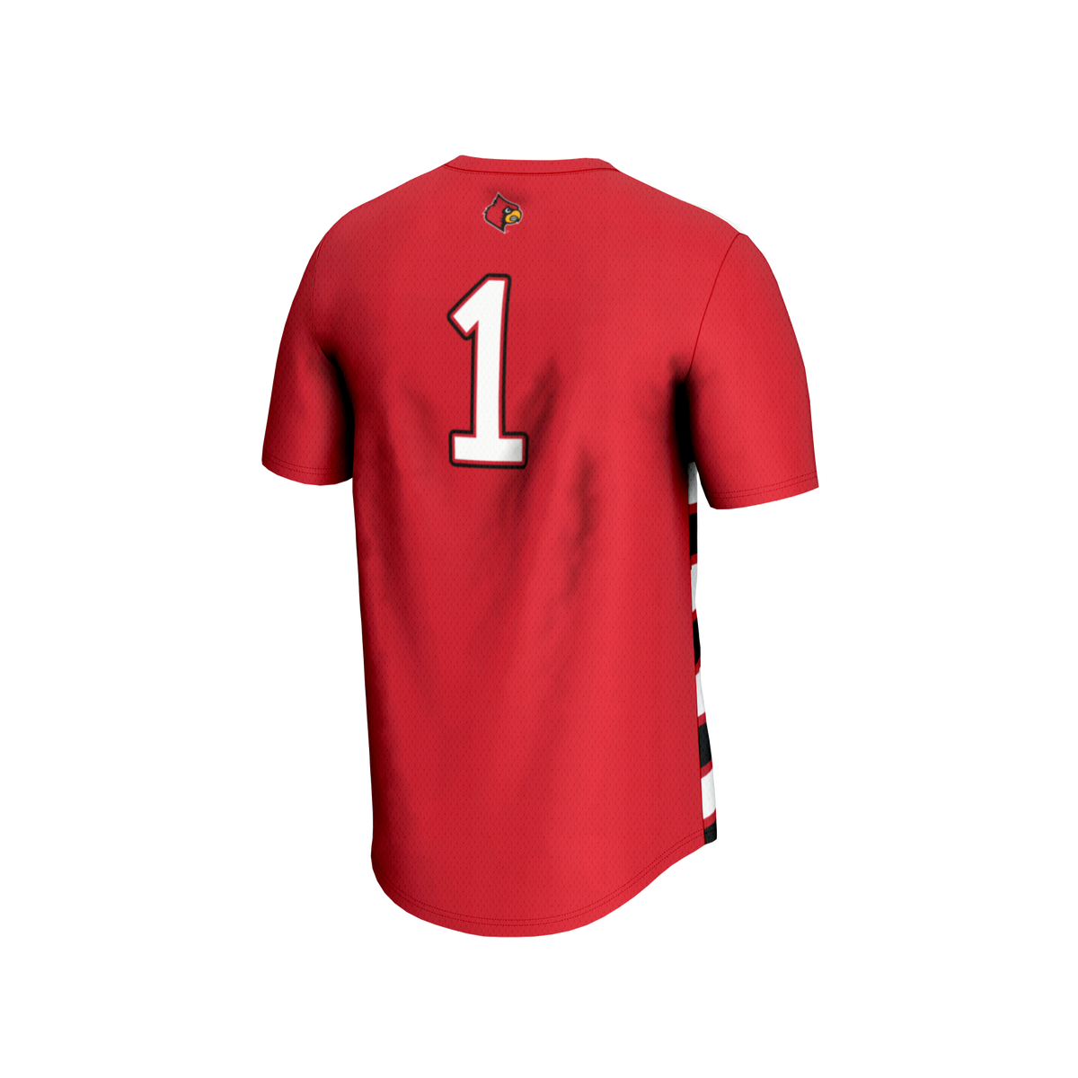 #1 Red Louisville Cardinals Lightweight Soccer Fashion Jersey