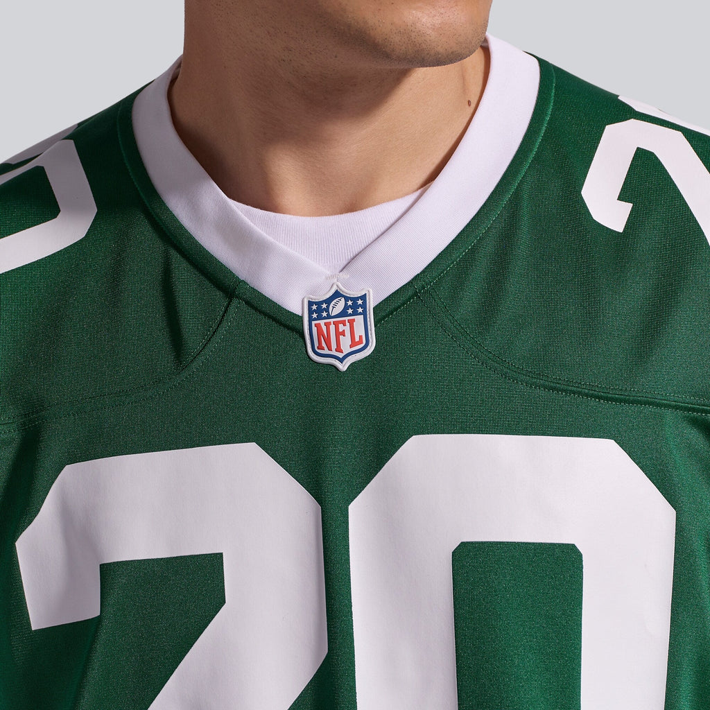 New York Jets Breece Hall Legacy Green Game Football Jersey