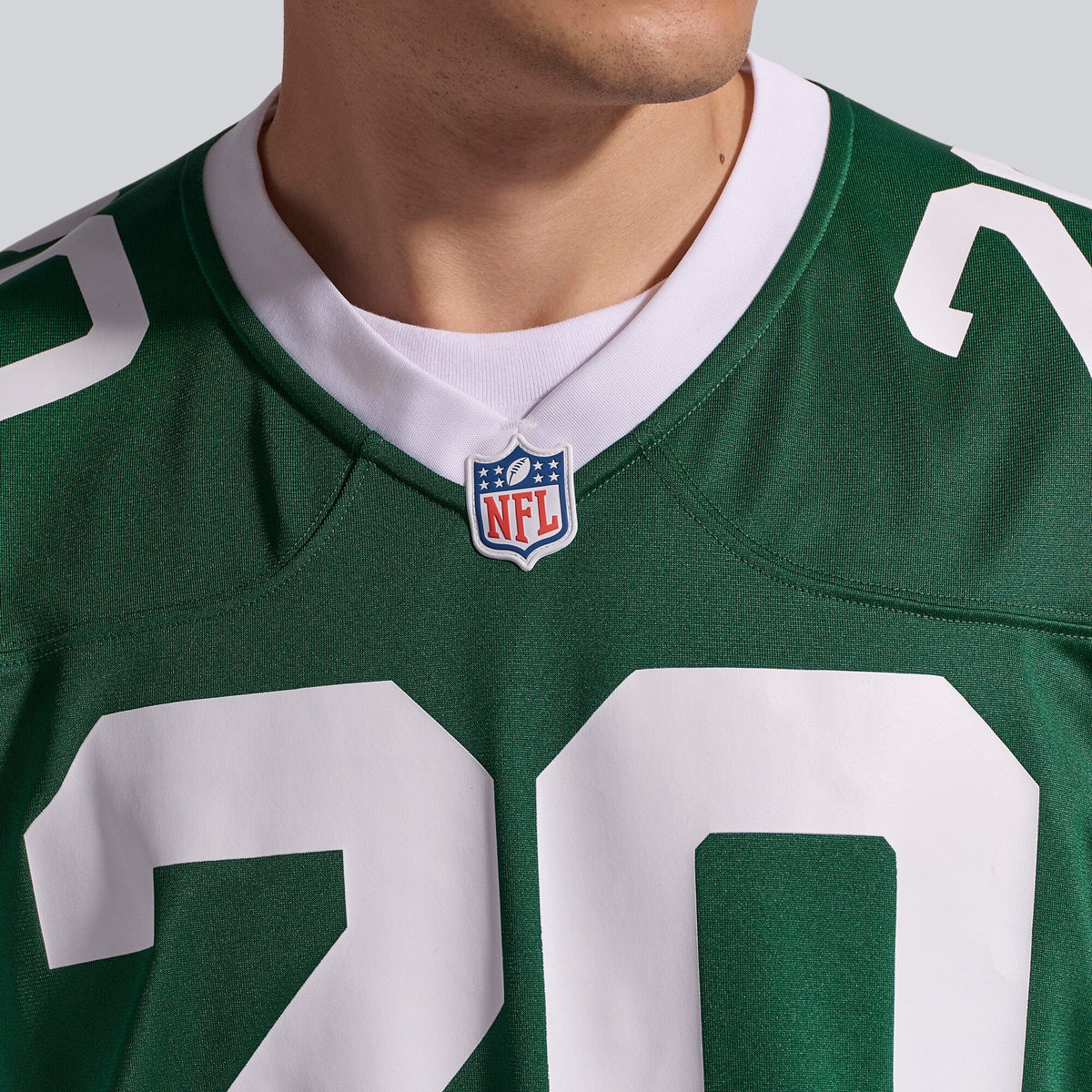New York Jets Breece Hall Legacy Green Game Football Jersey