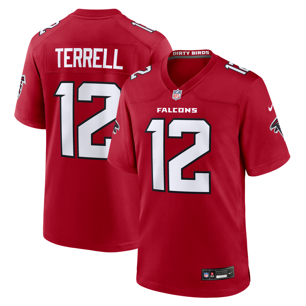 Atlanta Falcons Avieon Terrell Red Game Football Jersey