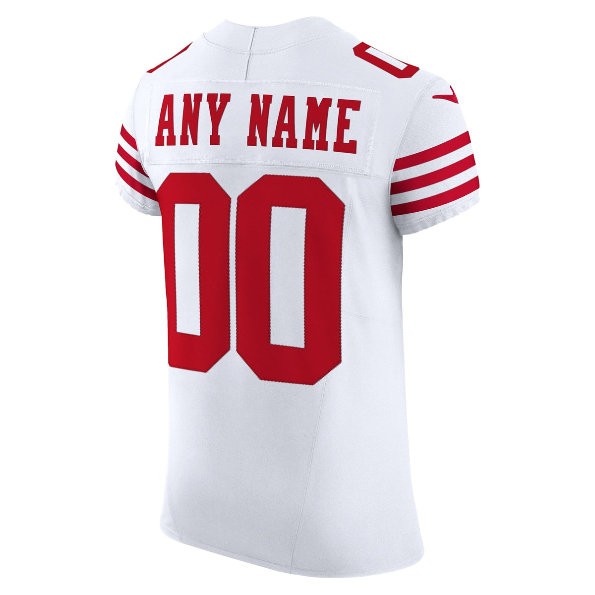 San Francisco 49ers White Vapor F.U.S.E. Elite Custom Football Jersey