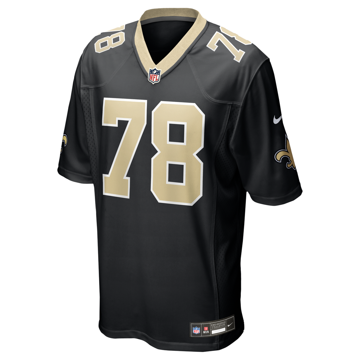 New Orleans Saints Erik Mccoy Black Game Football Jersey
