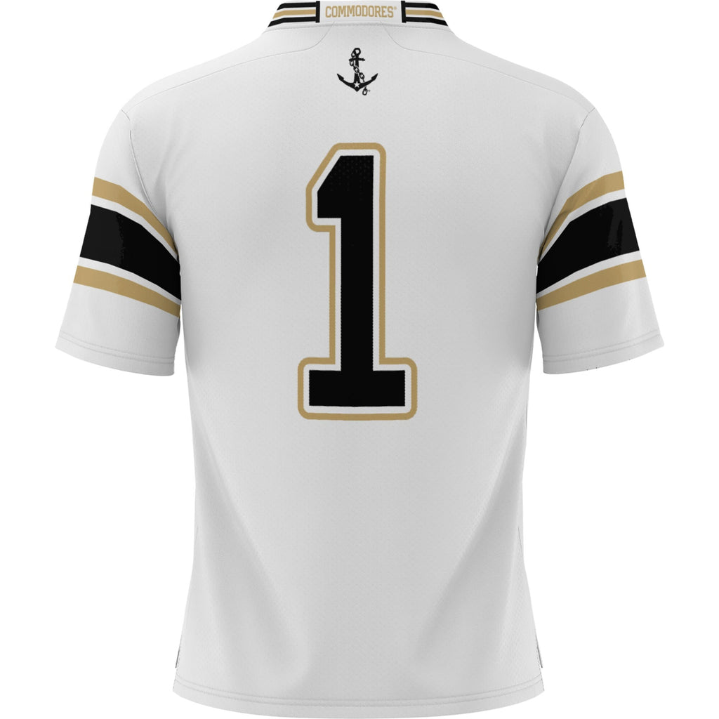 #1 Vanderbilt Commodores Football Jersey - White