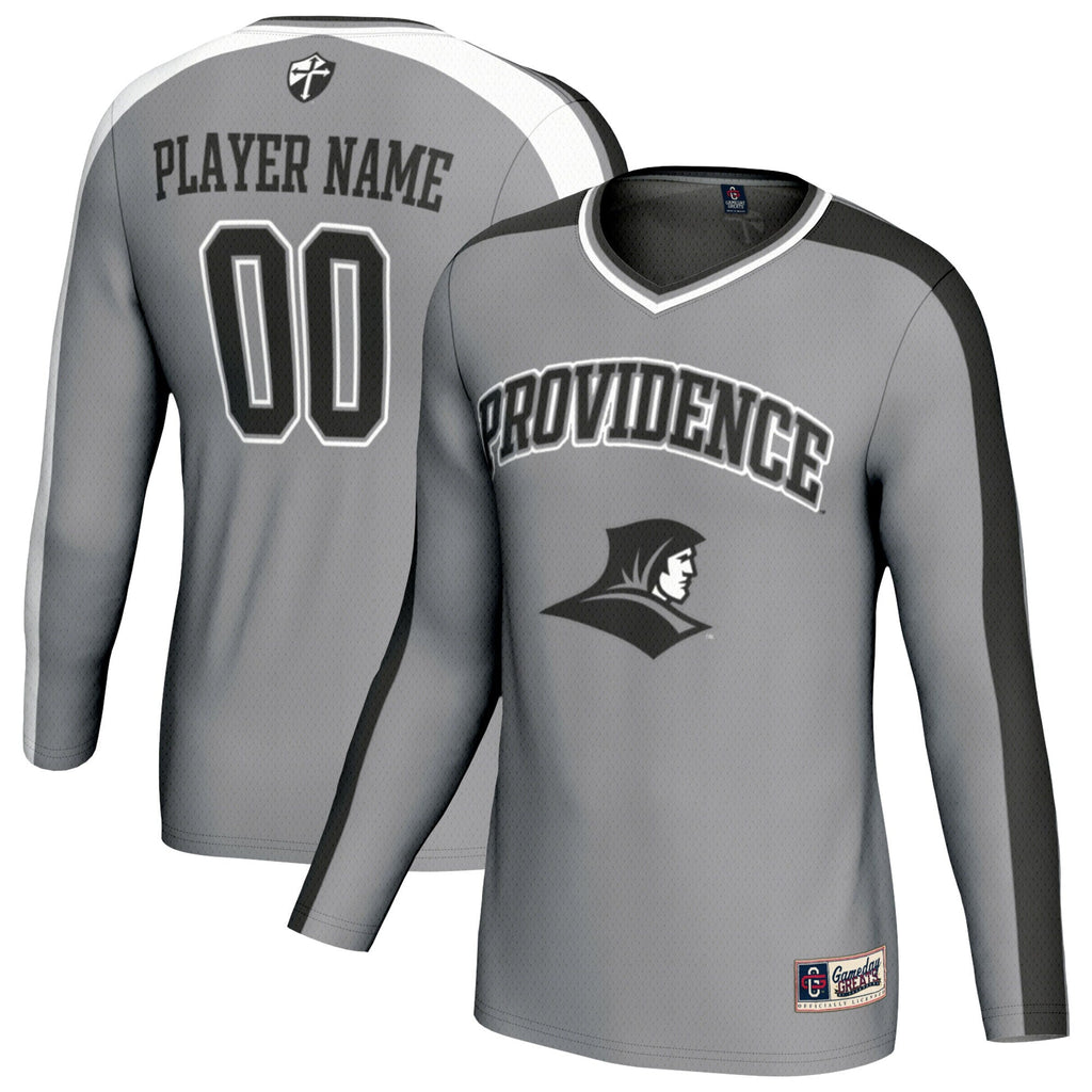 Providence Friars NIL Pick-A-Player Lightweight Collegiate Volleyball Fashion Jersey - Silver