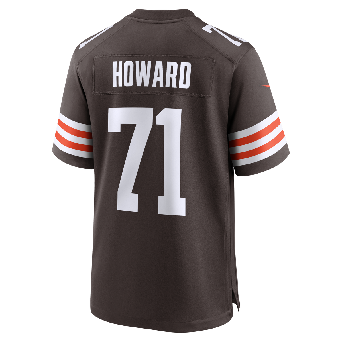 Cleveland Browns Tytus Howard Brown Team Game Football Jersey