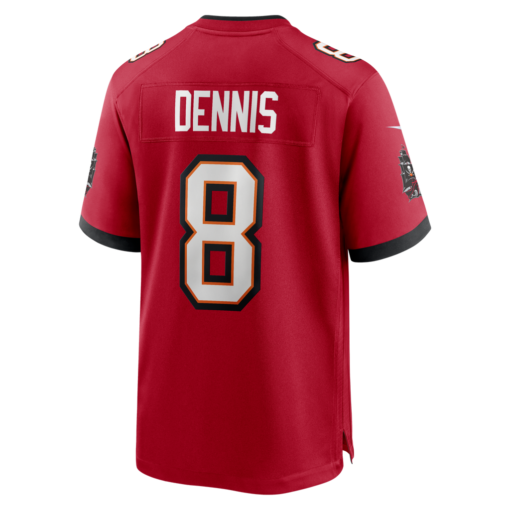 Tampa Bay Buccaneers SirVocea Dennis Red Game Football Jersey