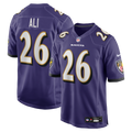 Baltimore Ravens Rasheen Ali Purple Team Game Football Jersey