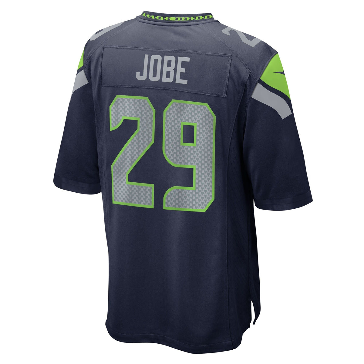 Seattle Seahawks Josh Jobe College Navy Team Game Football Jersey