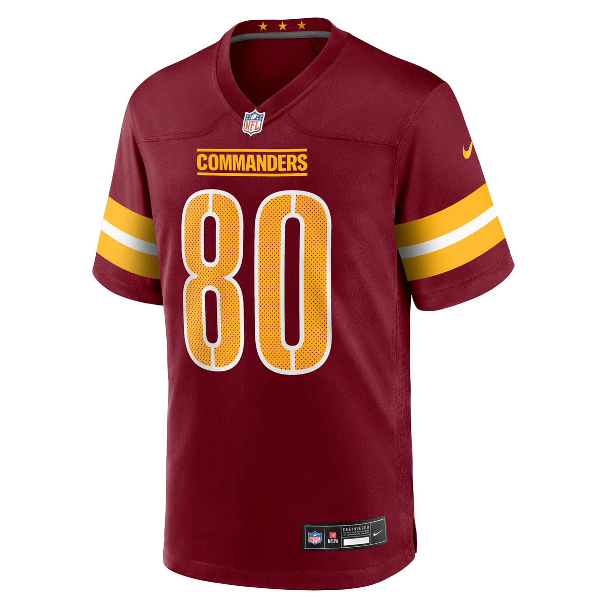 Washington Commanders Tyree Jackson Burgundy Team Game Football Jersey