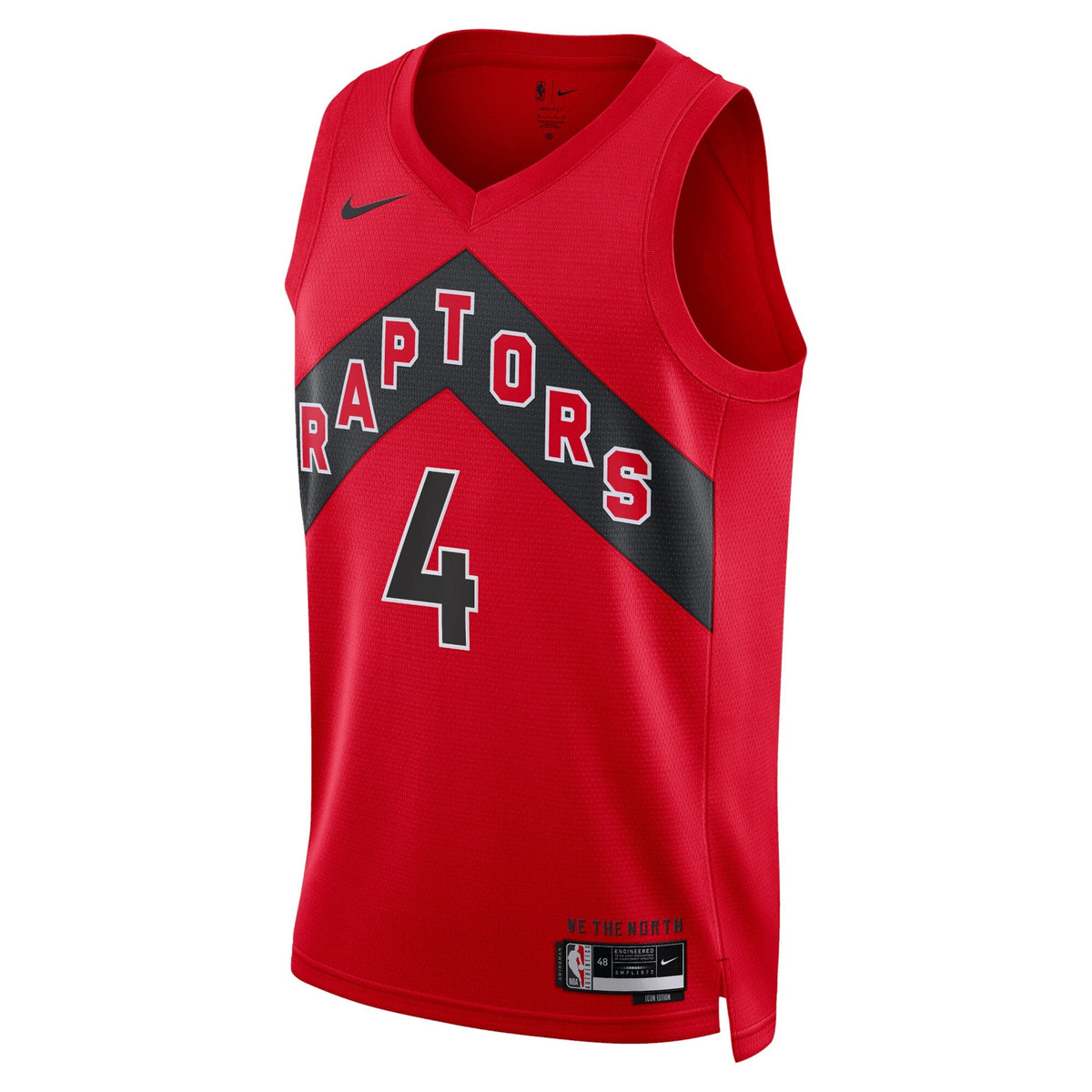 Toronto Raptors Icon Edition Swingman Jersey - Red - Scottie Barnes