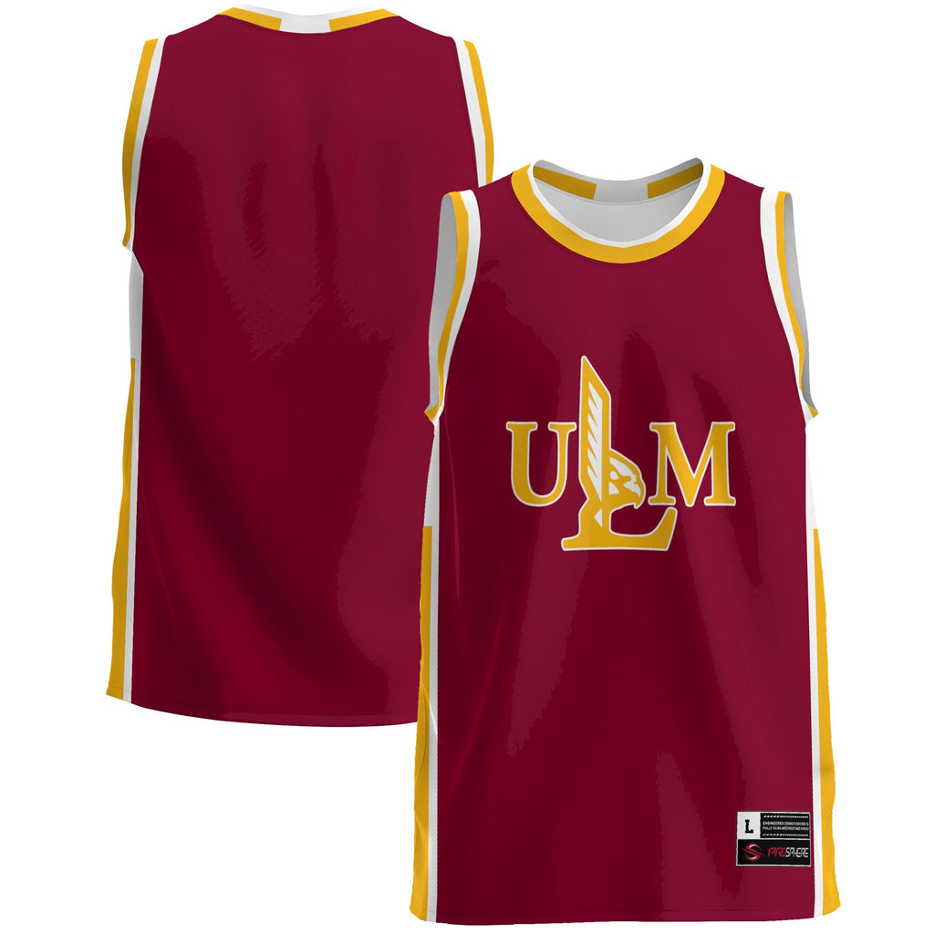 ULM Warhawks Lightweight Basketball Jersey - Maroon